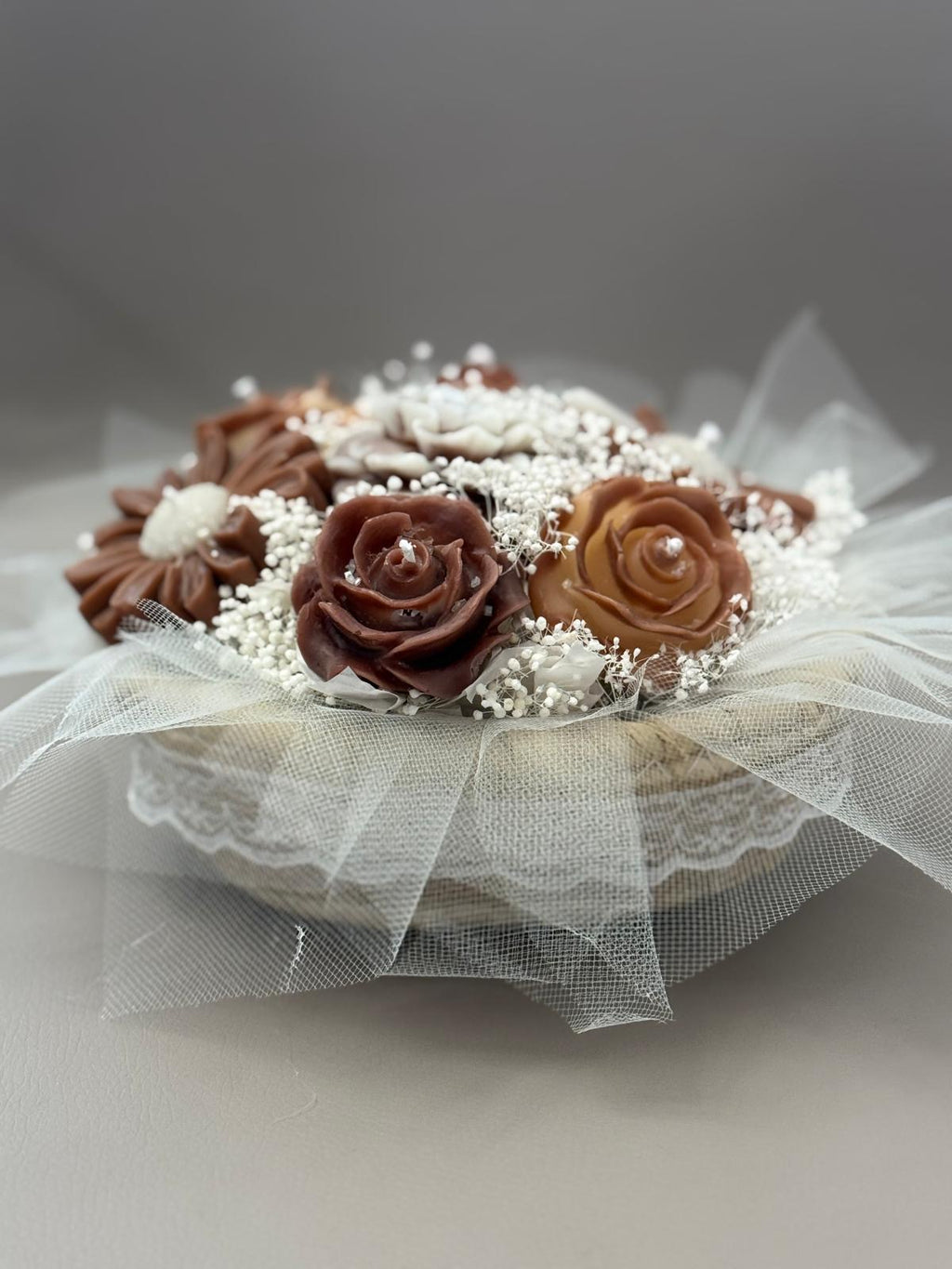 Chocolate Bloom Candle