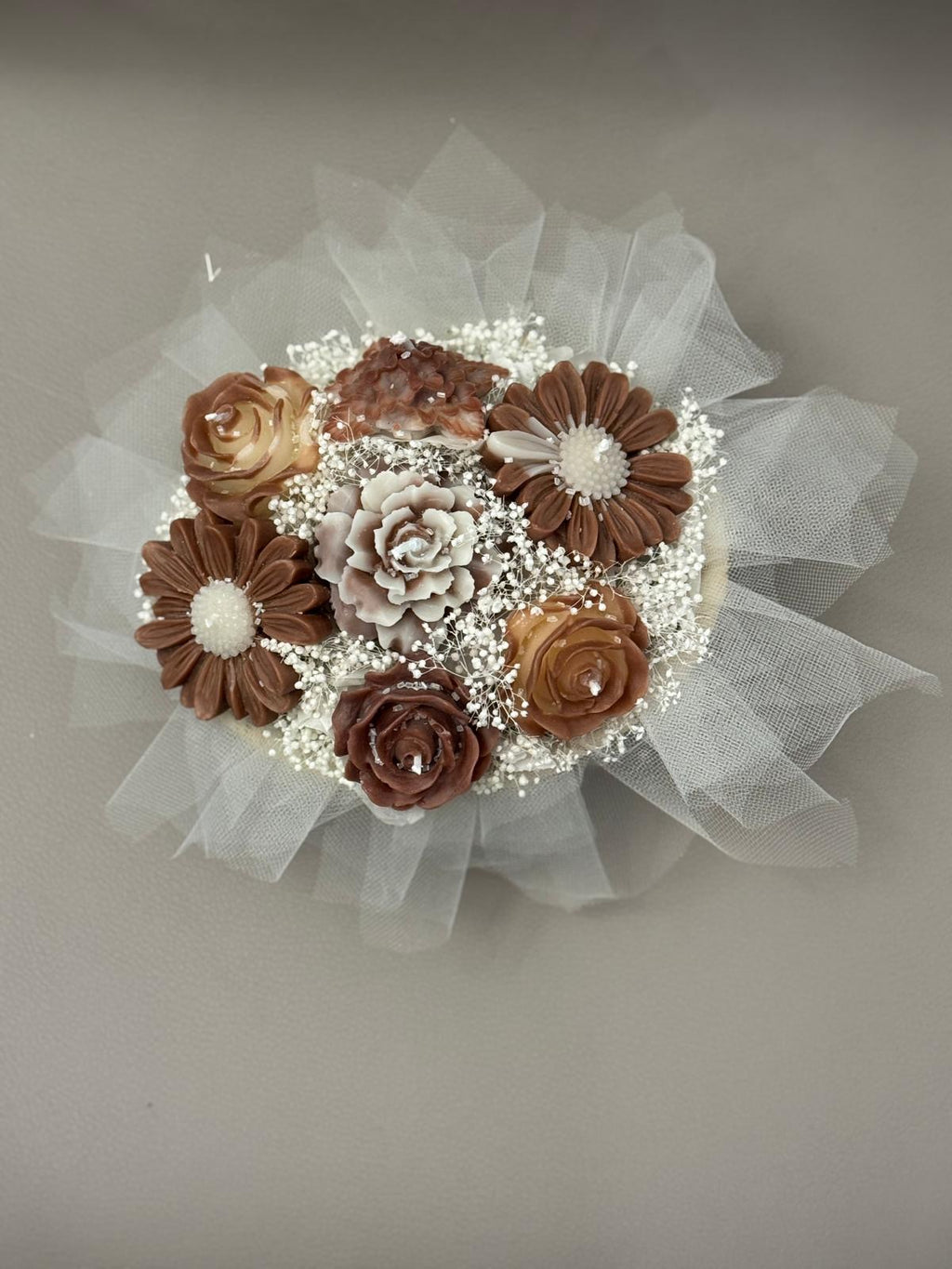 Chocolate Bloom Candle